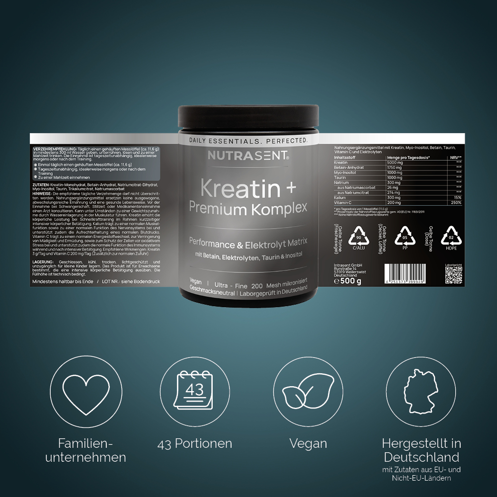 Kreatin + Premium Komplex