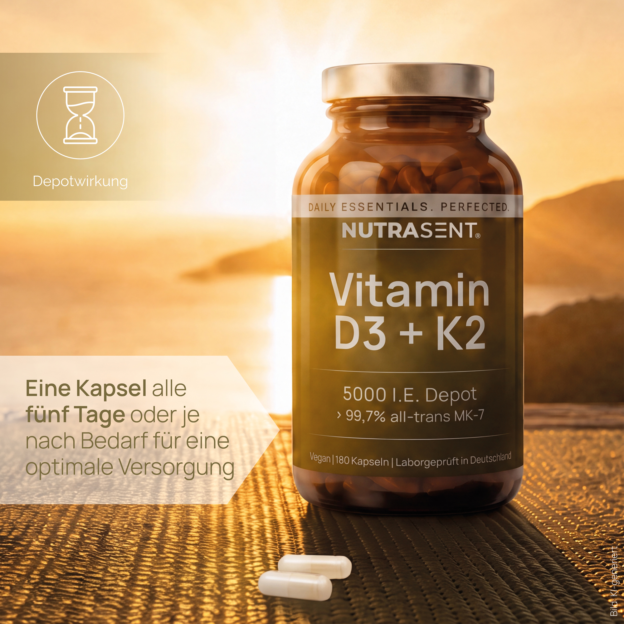 Vitamin D3 + K2