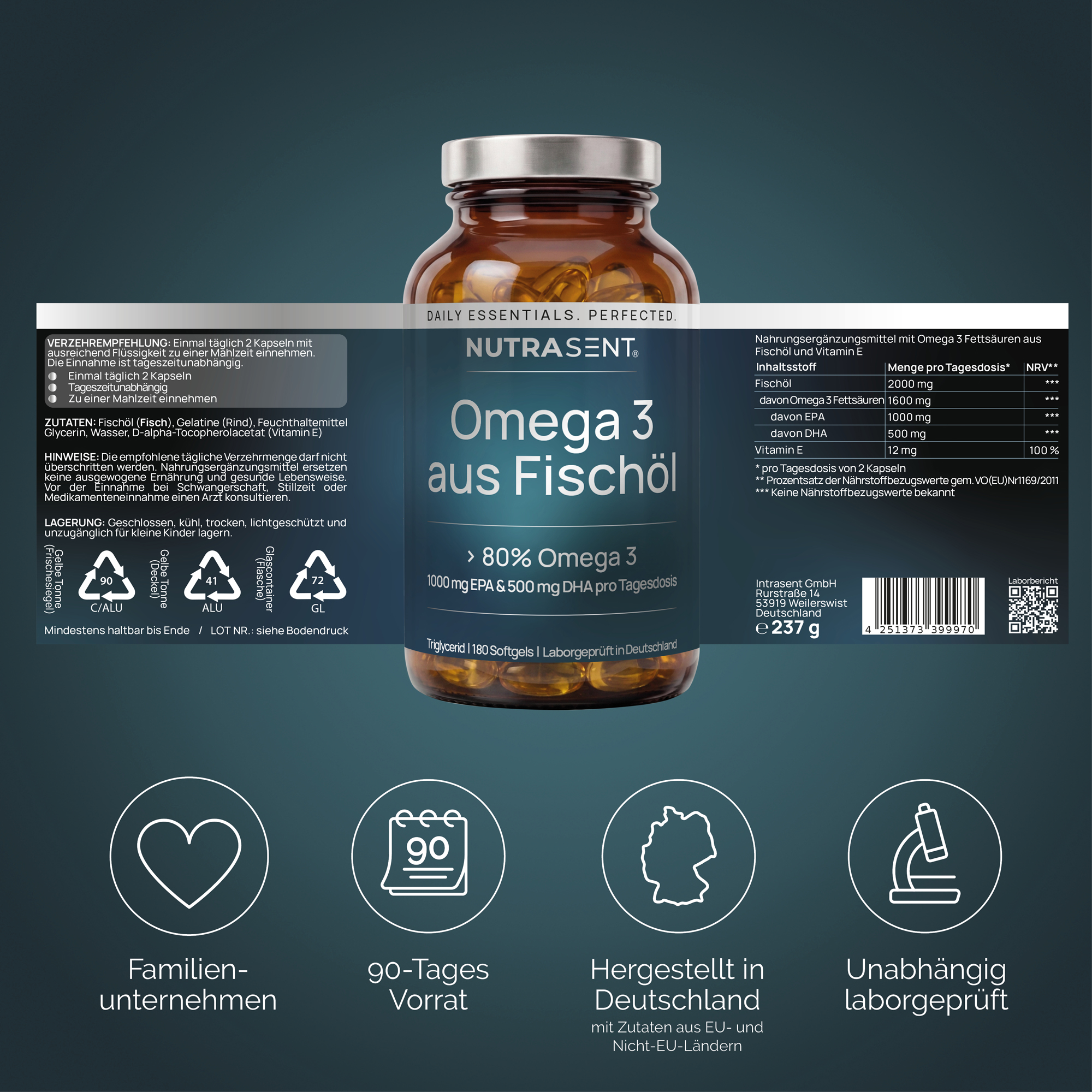 Omega 3 aus Fischöl