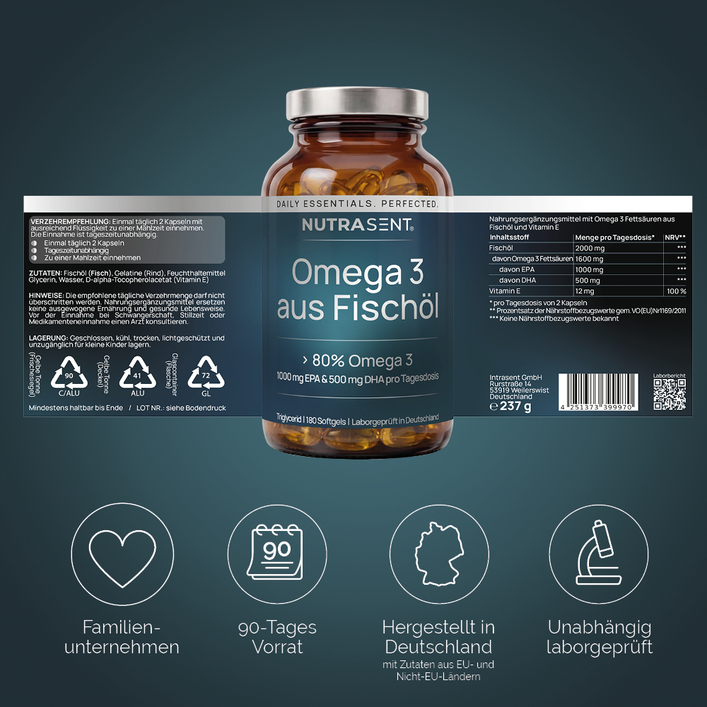 Omega 3 aus Fischöl